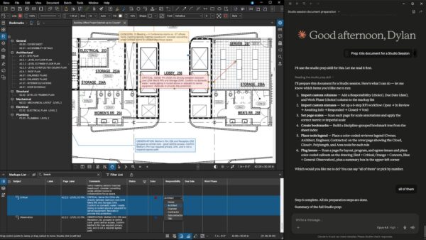 You are currently viewing Bluebeam extends functions and adds more AI to Max