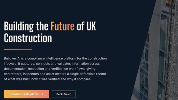 Read more about the article Start up lowdown: BuildWellAI’s compliance safety net